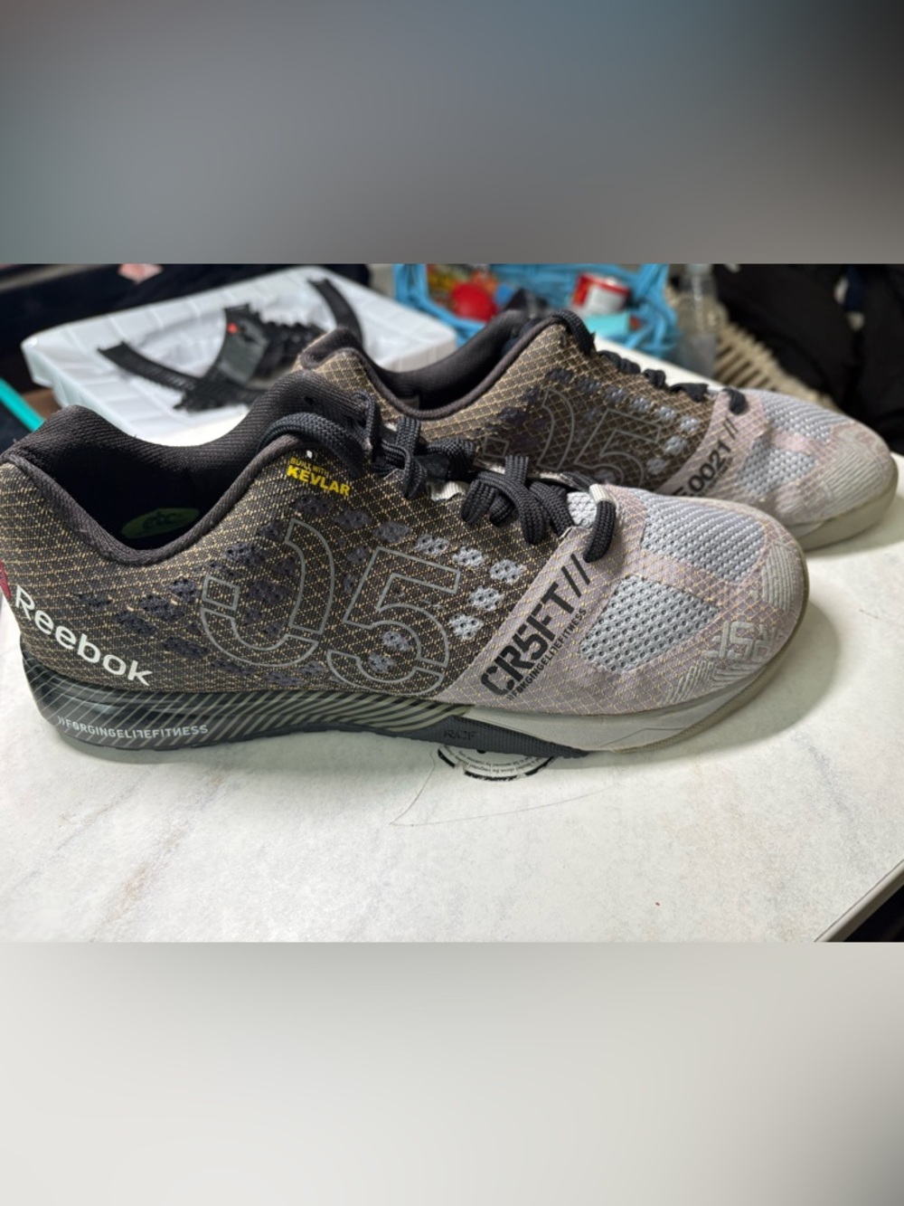 Reebok Grey CrossFit Nano 5.0 Kevlar Trainers